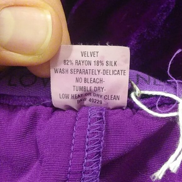 XS LOVE TANJANE Velvet Top AA32 3483 - Picture 4 of 5